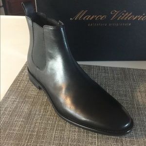 Marco Vittorio Leather Chelsea Boots Sz 8.5 Men's